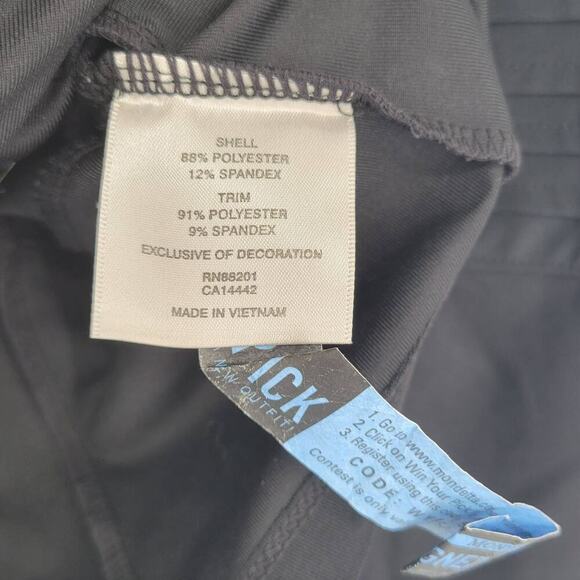 Banana Republic Navy Blue Trench Coat Tie Waist Size 4 - Picture 3 of 6